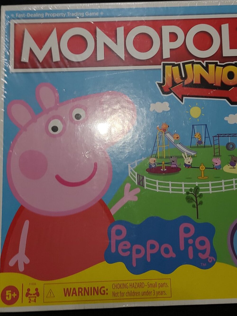 Monopoly Junior: Peppa Pig Edition Board Game for 2-4 Players